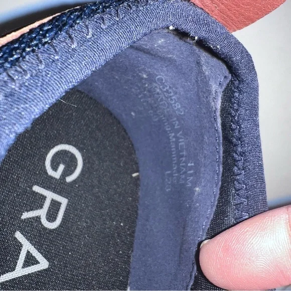 Cole Haan Grand Sport Men's Knit Casual Shoes Sneakers Size 11 Blue C32582 EUC - Picture 10 of 11